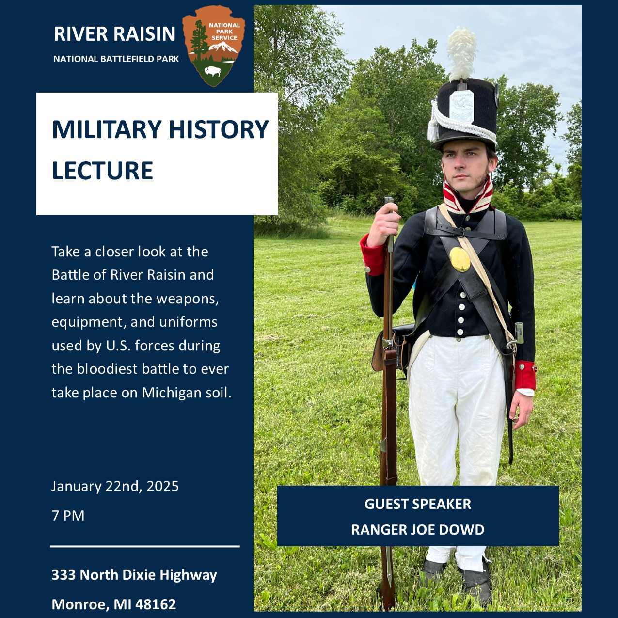 Military Lecture River Raisin 1812