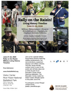 rally on the Raisin Military Living History Timeline